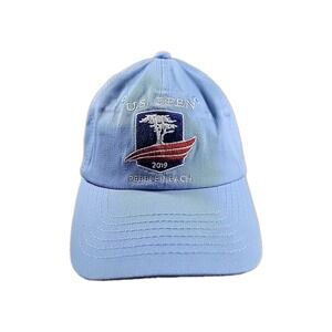USGA MEMBER US OPEN GOLF HAT COTTON 2019‎ PEBBLE BEACH BLUE